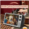 Phone Screen Magnifier - Phone Holder - Wood Effect - 12" Screen - Image 2